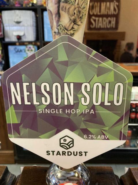 Nelson Solo 6.2%, Stardust Brewery Ltd., England