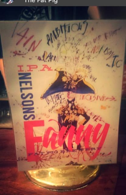 Nelsons Fanny 5.1%, Fat Pig Brewery, England