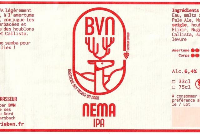 Nema, Brasserie Des Vosges Du Nord - BVN