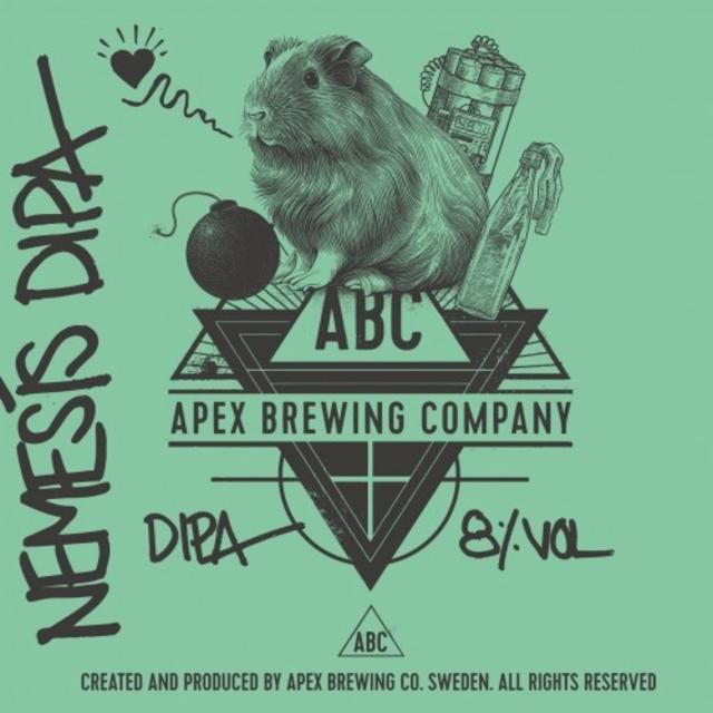 Nemesis DIPA 8.0%, Apex Brewing Company, Sweden