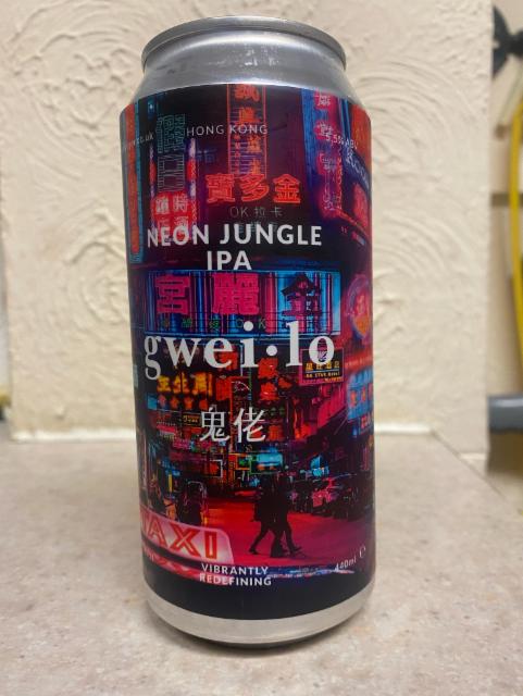 Neon Jungle IPA 5.5%, Gweilo Beer, Hong Kong