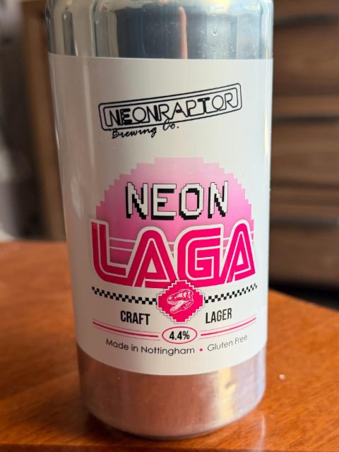 Neon Laga 4.4%, Neon Raptor Brewing Co., England