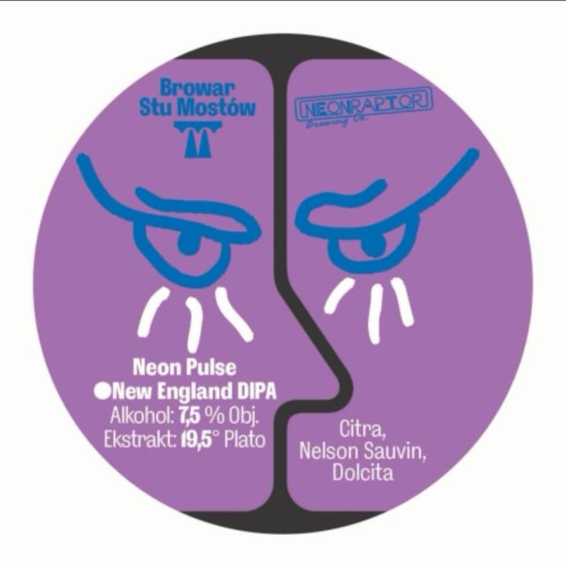 Neon pulse 7.5%, Browar Stu Mostów, Poland