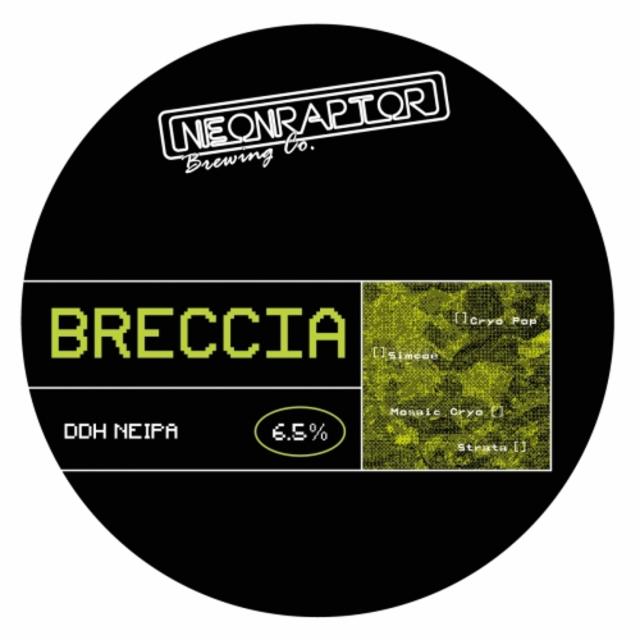 Breccia 6.5%, Neon Raptor Brewing Co., England