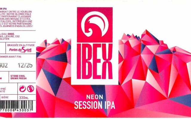 Neon Session IPA 4.0%, Microbrasserie Ibex, France