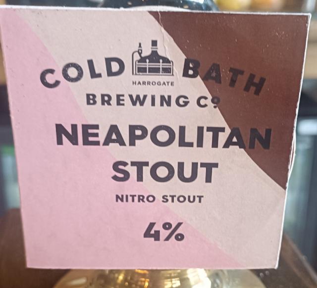 neopolitan stout 4.0%, Cold Bath Brewing Co., England