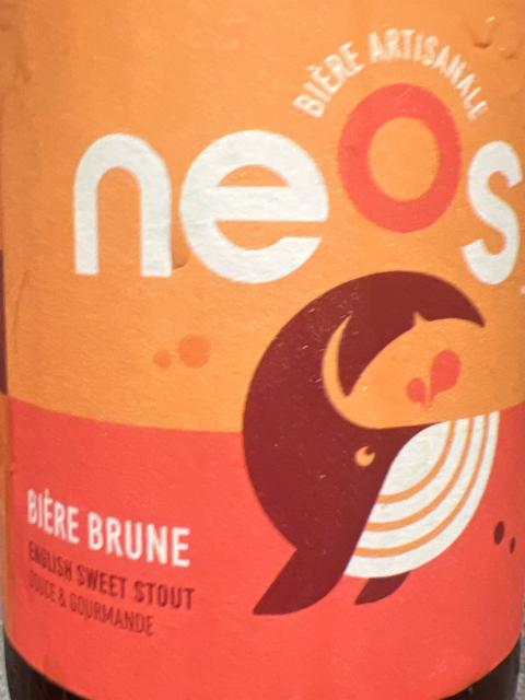 Neos bière brune, Brasserie Quatre Dames (NEOS)