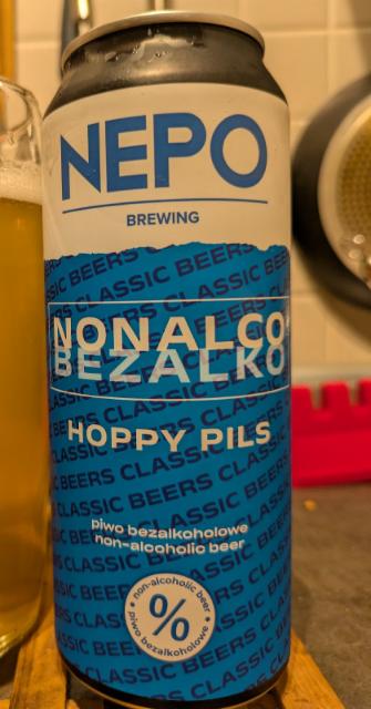 Nonalco Bezalko Hoppy Pils 0.5%, Nepo Brewing (Browar Nepomucen), Poland