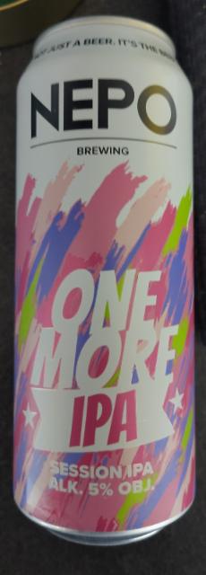 Nepo One More IPA 5.0%, Nepo Brewing (Browar Nepomucen), Poland
