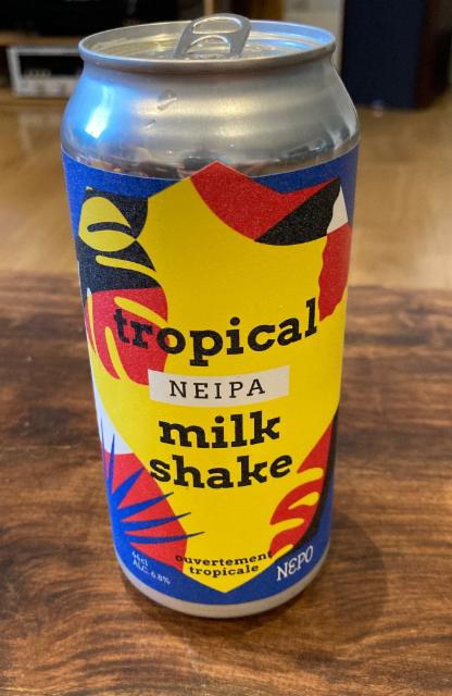 Tropical NEIPA Milk Shake 6.8%, Brasserie NEPO, France