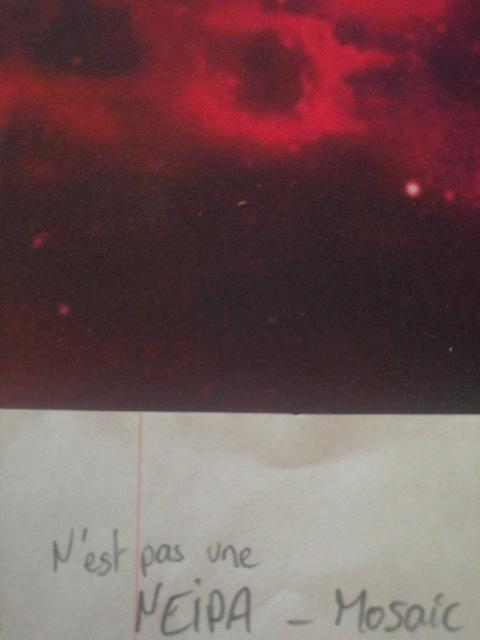 n'est pas une NEIPA mosaic 7.1%, Chez oim Brewery, Canada