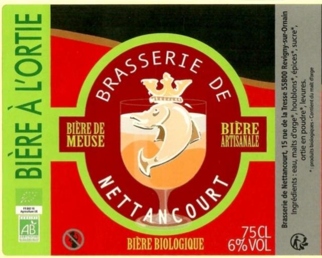 Nettancourt À L'Ortie, Brasserie De Nettancourt