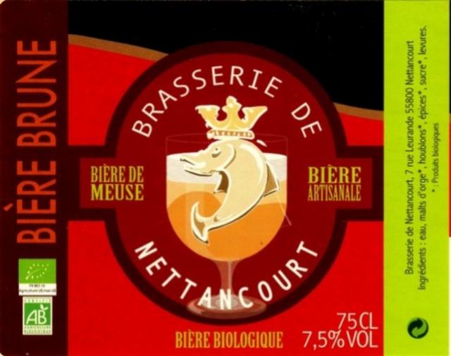 Nettancourt Brune 7.5%, Brasserie De Nettancourt, France