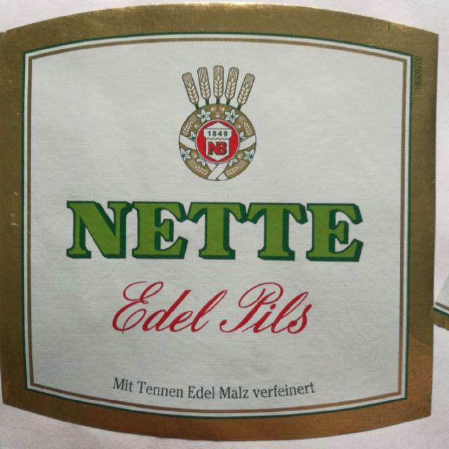 Nette Edel Pils 4.8%, Königsbacher Brauerei Koblenz, Germany