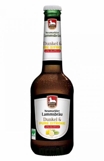 Dunkel & Pure Zitrone Alkoholfrei 0.4%, Neumarkter Lammsbräu, Germany
