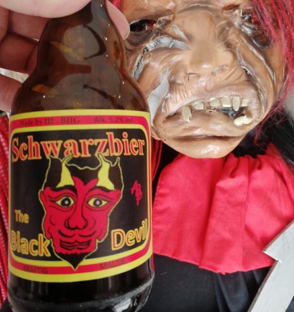 neunspringe black devil 5.2%, Brauerei Neunspringe Worbis, Germany