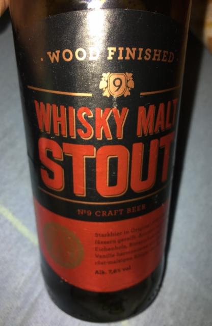 Neunspringer Whisky Malt Stout 7.6%, Brauerei Neunspringe Worbis, Germany