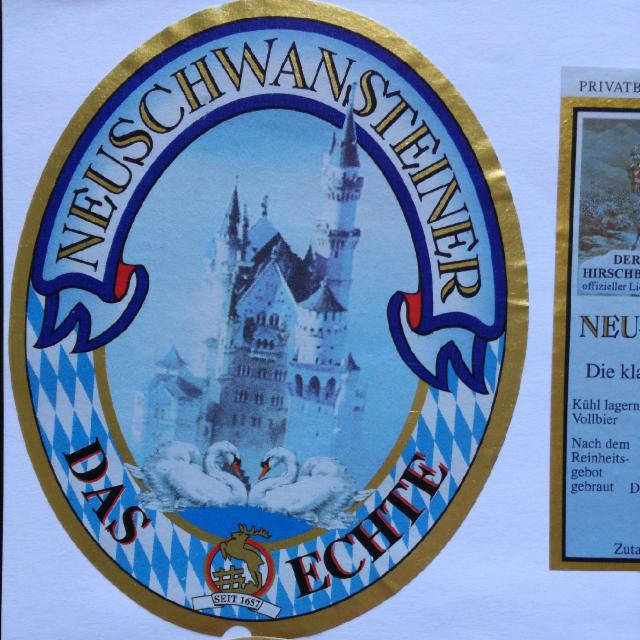 Neuschwansteiner Das Echte 4.7%, Privatbrauerei Höss der Hirschbräu, Germany