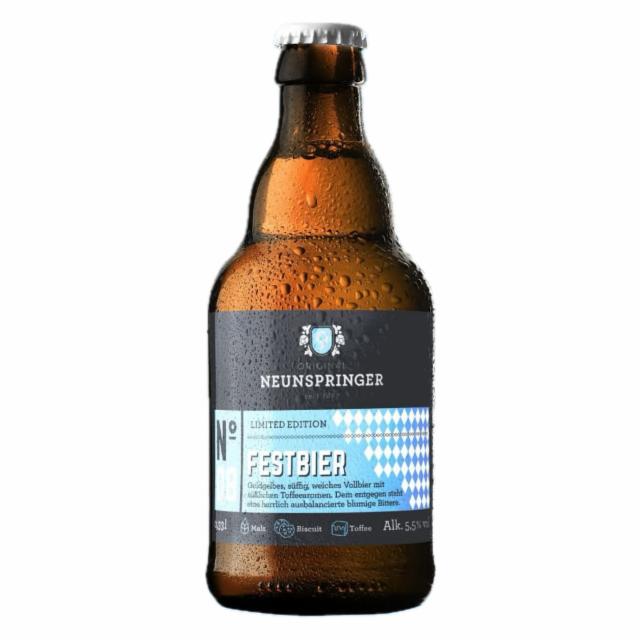 Neuspringer Festbier No.8 5.5%, Brauerei Neunspringe Worbis, Germany