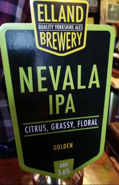 Nevala IPA 5.6%, Elland Brewery, England