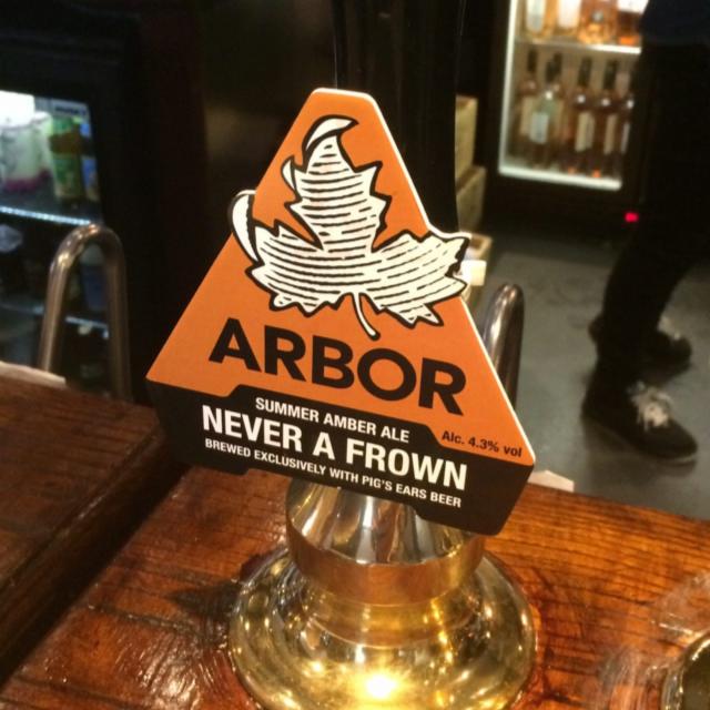 Never a Frown 4.3%, Arbor Ales, England