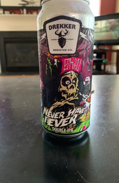 Never Have I Ever 8.0%, Drekker Brewing Company, United States