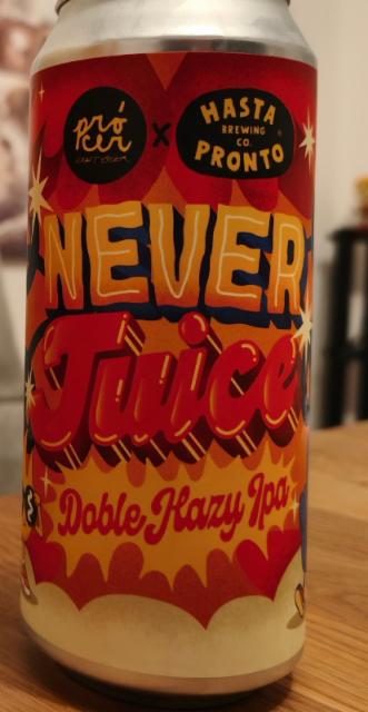 never juice 8.0%, Hasta Pronto Cervecería, Chile