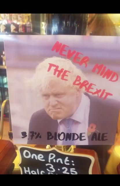 Never Mind The Brexit 3.7%, West Coast Rock Brewery, England
