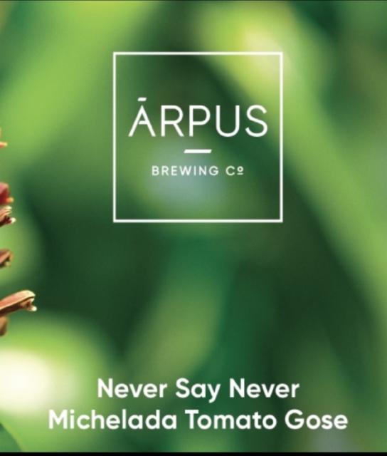 Never Say Never Michelada Tomato Gose 5.5%, Ārpus Brewing Co., Latvia
