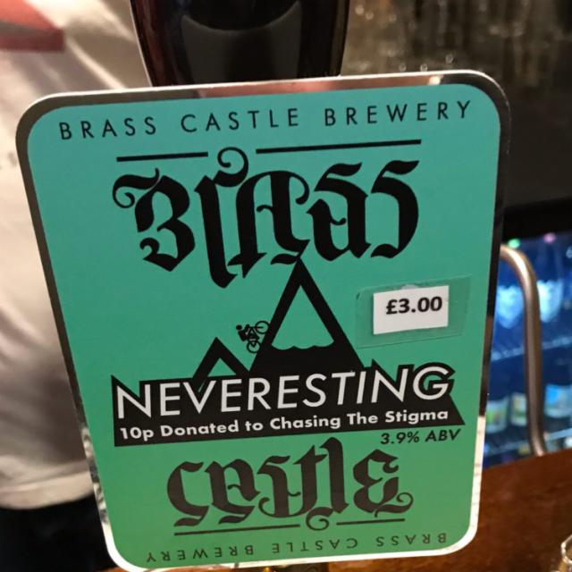 Neveresting 3.9%, Brass Castle Brewery, England