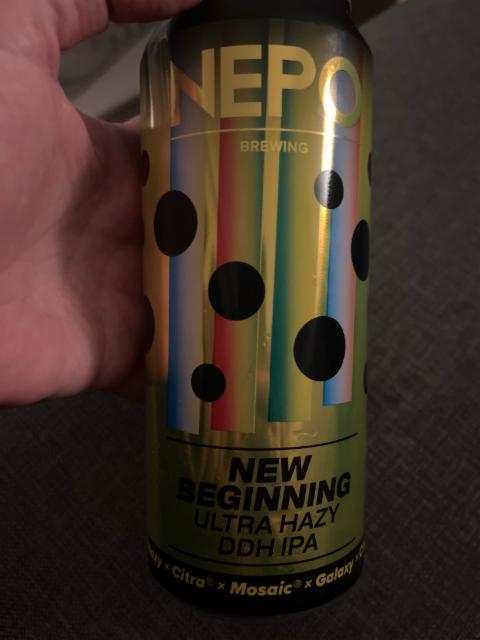 New Beginning Ultra Hazy DDH IPA, Nepo Brewing (Browar Nepomucen)