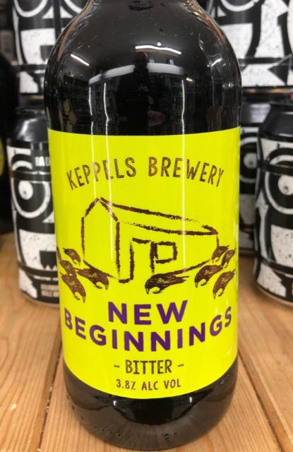 New Beginnings 3.8%, Keppels Brewery, England