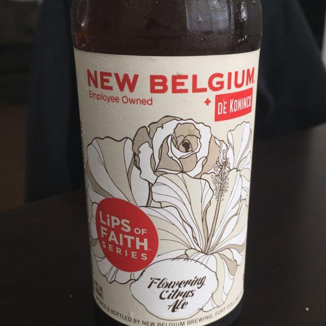 Flowering Citrus Ale (Lips of Fait) 7.4%, New Belgium Brewing Company, United States