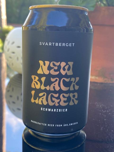 New Black Lager 4.9%, Svartbergets Fjällbryggeri, Sweden