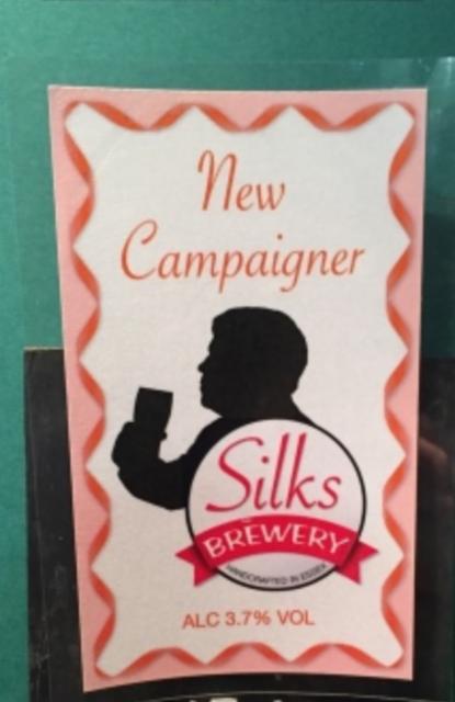 New Campaigner 3.7%, Silks Brewery, England