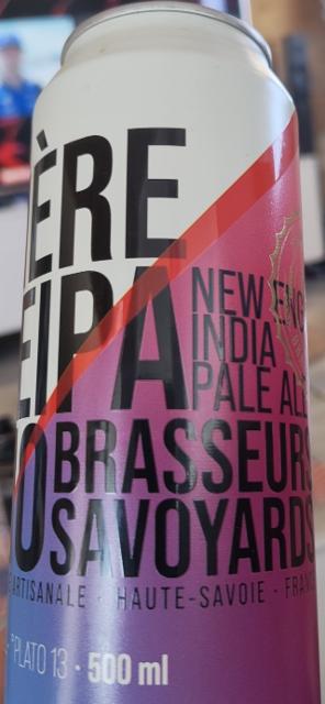 New England India Pale Ale Bio 5.4%, Les Brasseurs Savoyards, France