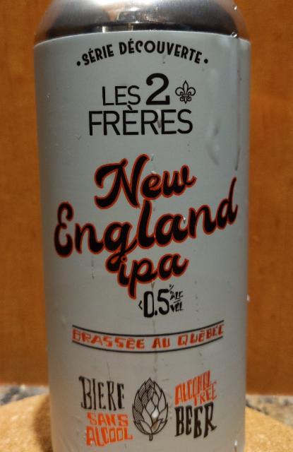 New England ipa 0.5%, Brasserie Les 2 Frères, Canada