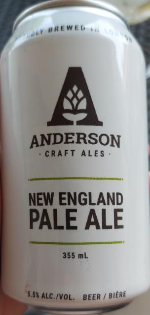 New England Pale Ale 5.5%, Anderson Craft Ales, Canada