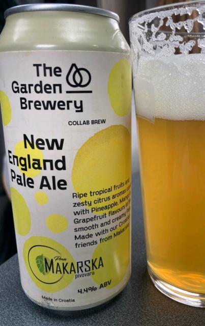 New England Pale Ale (Collab Makarska) 4.4%, The Garden Brewery, Croatia