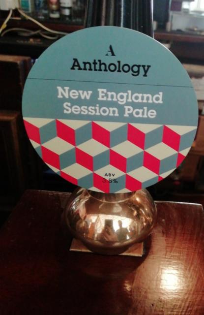 New England Session Pale 3.8%, Anthology Brewing Company, England