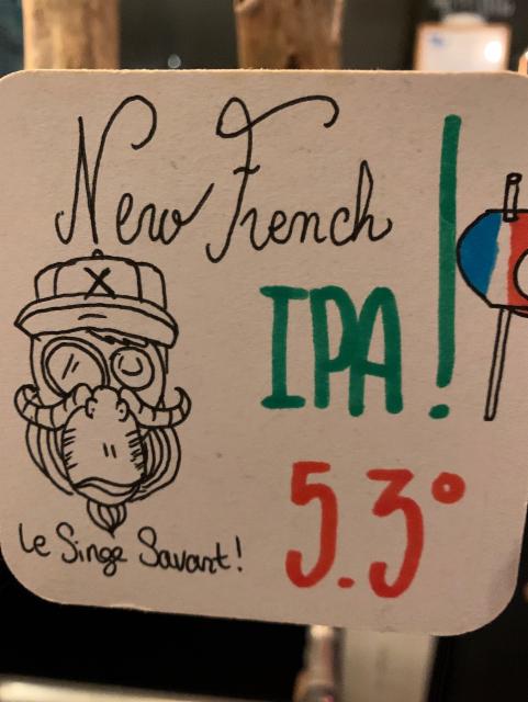 New French IPA 5.3%, Brasserie Du Singe Savant, France