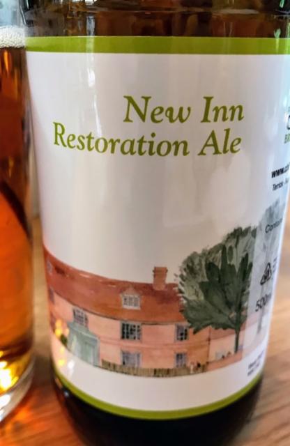 New Inn Restoration Ale 4.8%, The Chiltern Brewery, England