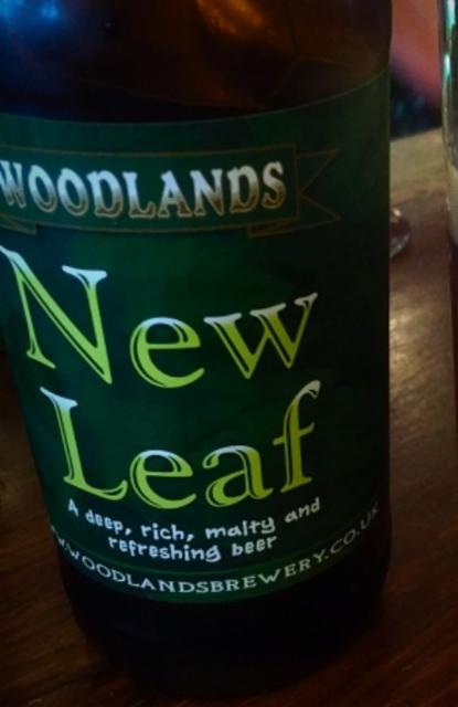 New Leaf 4.6%, Woodlands Brewery, England