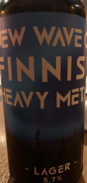 New wave of finnish heavy metal 5.7%, Masis Brewery, Finland