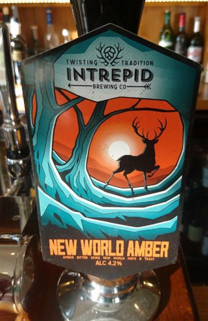 New World Amber 4.2%, intrepidbrew.co.uk, England