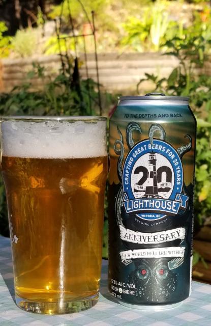 New World Belgian Witbier 5.3%, Lighthouse Brewing, Canada