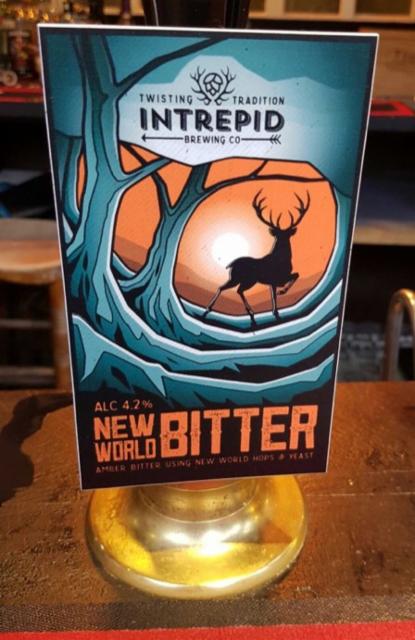 New World Bitter 4.2%, intrepidbrew.co.uk, England