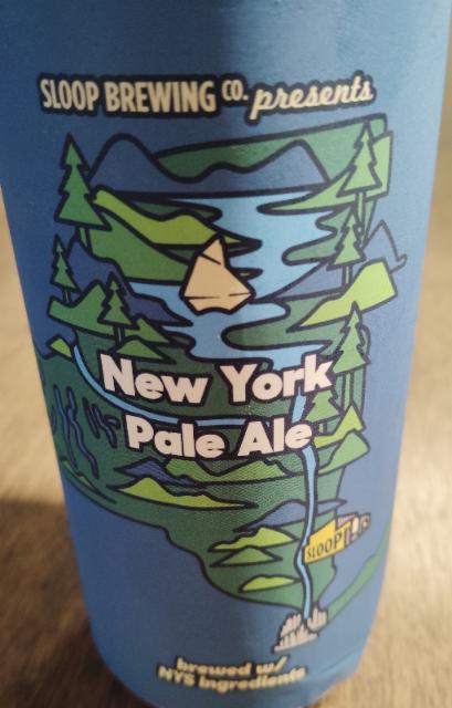 NEW YORK PALE ALE, Sloop Brewing Company
