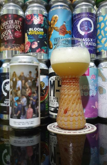 NEW YORKERS ONLY WAIT 'ON LINE' NOT 'IN LINE' 10.0%, Evil Twin Brewing NYC, United States