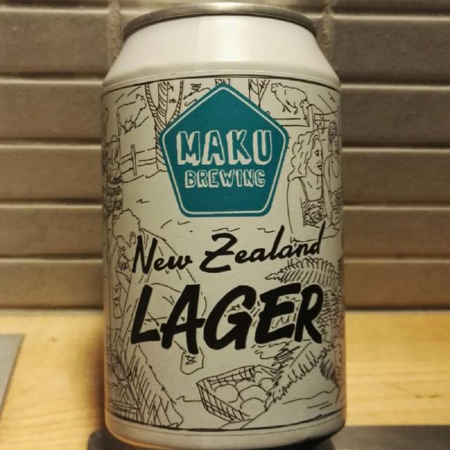 New Zealand Lager 5.4%, Maku Brewing, Finland